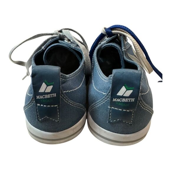 Macbeth New Eliot Men's Blue Gray Trainers Sneakers 8 - Picture 5 of 6